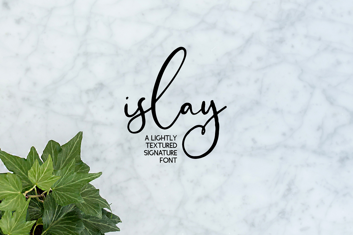 Islay Script, a Script Font by Beck McCormick (Photo 1 of 10)