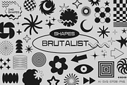 BRUTALIST SHAPES VECTOR SET, a Pattern Graphic by craftlove (Thumbnail 1 of 8)