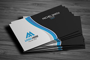 Wavy Stylish Business Card, a Business Card Template by Saman Osama (Thumbnail 2 of 3)