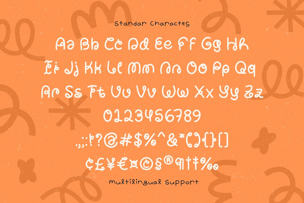 Sugar Bunch Playful Monoline Display, a Handwritten Font by Sloulyfe (Photo 7 of 10)