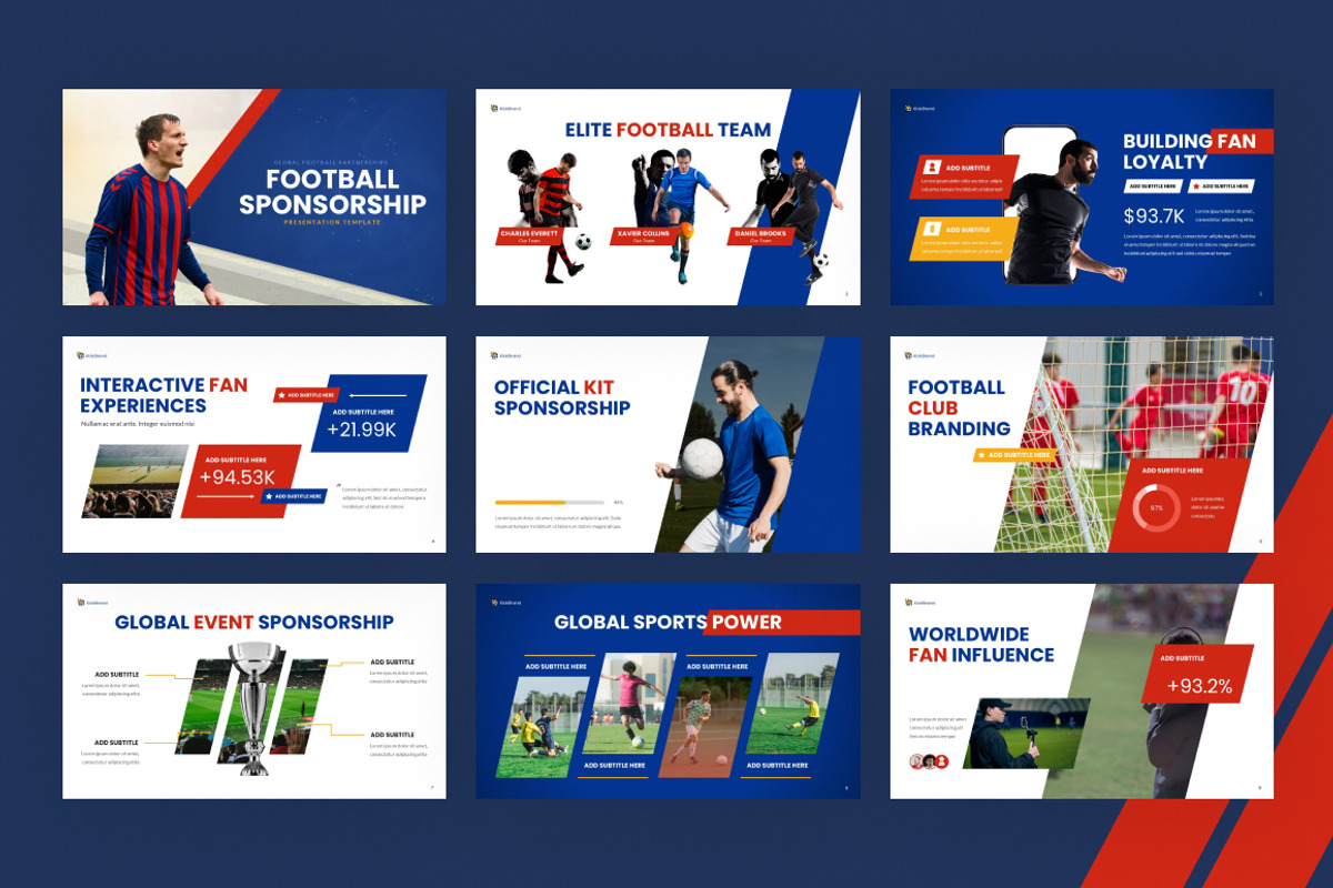Football Sponsorship PowerPoint, a Presentation Template by Loin Studio (Photo 3 of 4)