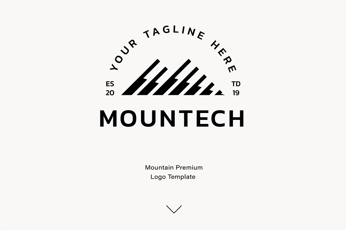Mountain - Premium Logo Template, a Branding & Logo Template by Minimalist Logos