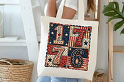 1776 PNG, Patriotic Coquette Png, an Illustration by DreamCafeArt (Thumbnail 3 of 5)