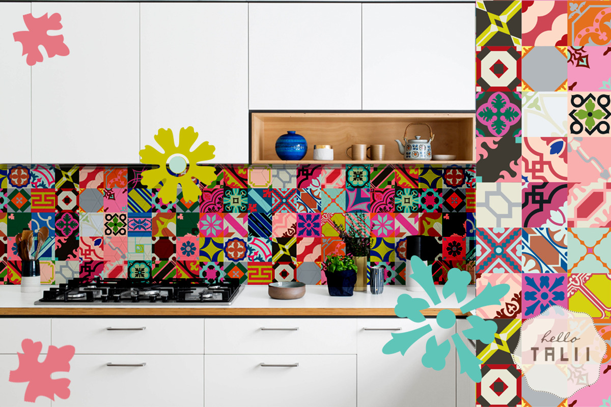 MIXED MOSAICS BACKGROUNDS, a Pattern Graphic by Hello Talii (Photo 5 of 8)