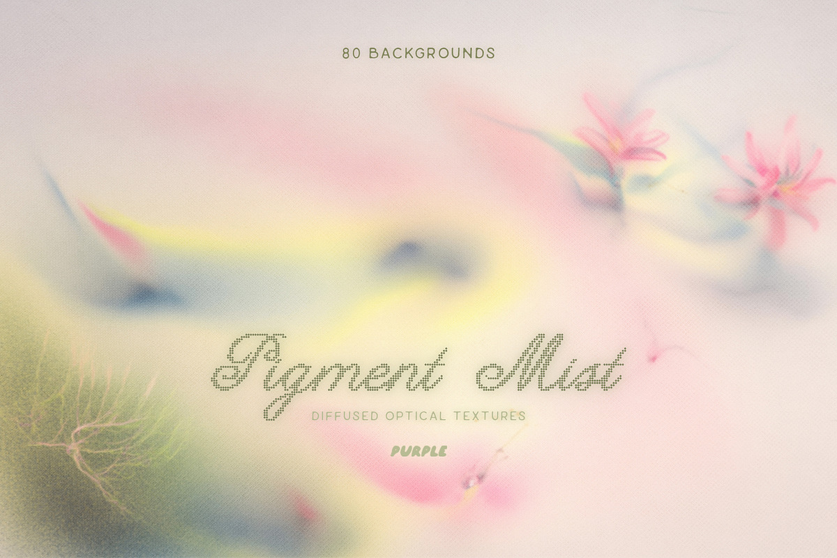 Pigment Mist: 80 Backgrounds, a Texture Graphic by Purple (Photo 1 of 15)