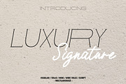 Luxury Signature font Duo, a Script Font by Alexander Tiunov (Thumbnail 1 of 7)