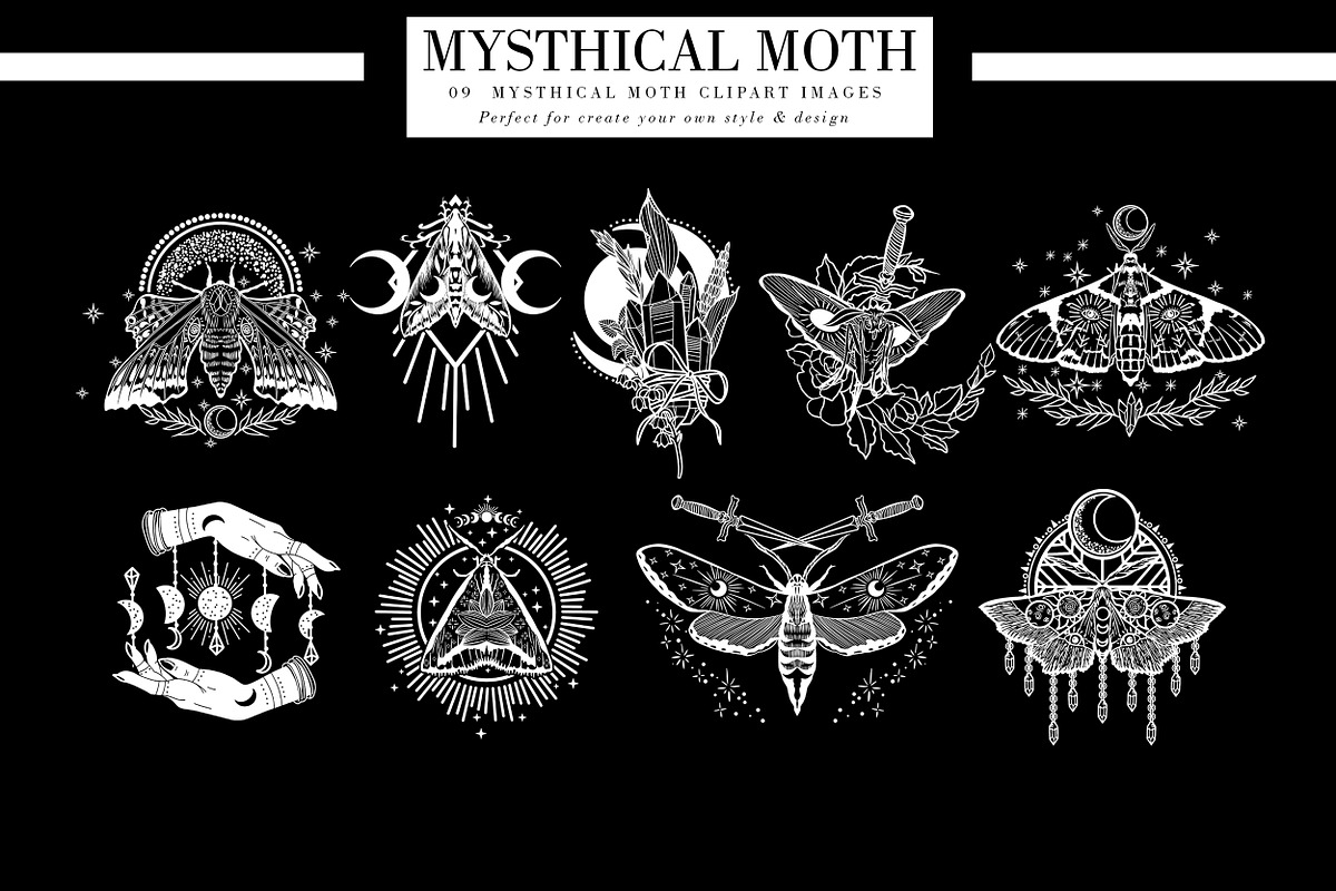 Mystical Moth, an Illustration by Luiz da Rolt Grathwohl (Photo 4 of 8)