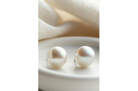 Elegant pearl drop earrings, a Beauty & Fashion Photo by Lermont51