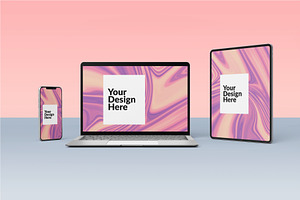 Digital Devices Screen Mockup Set