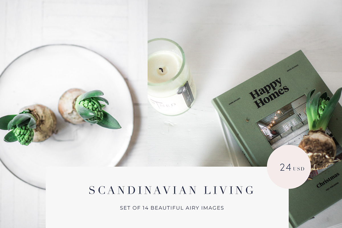 Scandinavian living photos ON SALE!!, a Books & Magazine Mockup by Nellaino (Photo 4 of 5)