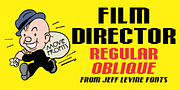 Film Director JNL, a Sans Serif Font by Jeff Levine Fonts (Thumbnail 1 of 5)