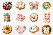 Spring biscuits sublimation png, an Illustration by RobertsArt (Thumbnail 2 of 7)