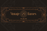 20 vector retro frames, a Decorative Illustration by Nadia Murash (Thumbnail 1 of 3)