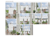 A5 Folded Paper Mockups, a Print Template by Lelu Art Design (Thumbnail 2 of 9)