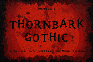 Talonfiend Gothic Horror displayFont