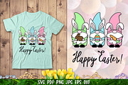 Easter Gnome Bunny Ears SVG, an Illustration by Digital_Craftyfox (Thumbnail 1 of 6)