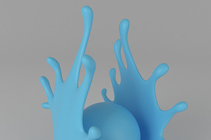 Table Lamp Splash 3D Print