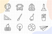 Back to School Banners & Icons, an Education Illustration by PixMarket (Thumbnail 4 of 4)