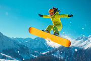 Snowboarder's High Jump Stock Photo, a Sports & Recreation Photo by Aura Canyon HQ (Thumbnail 1 of 7)