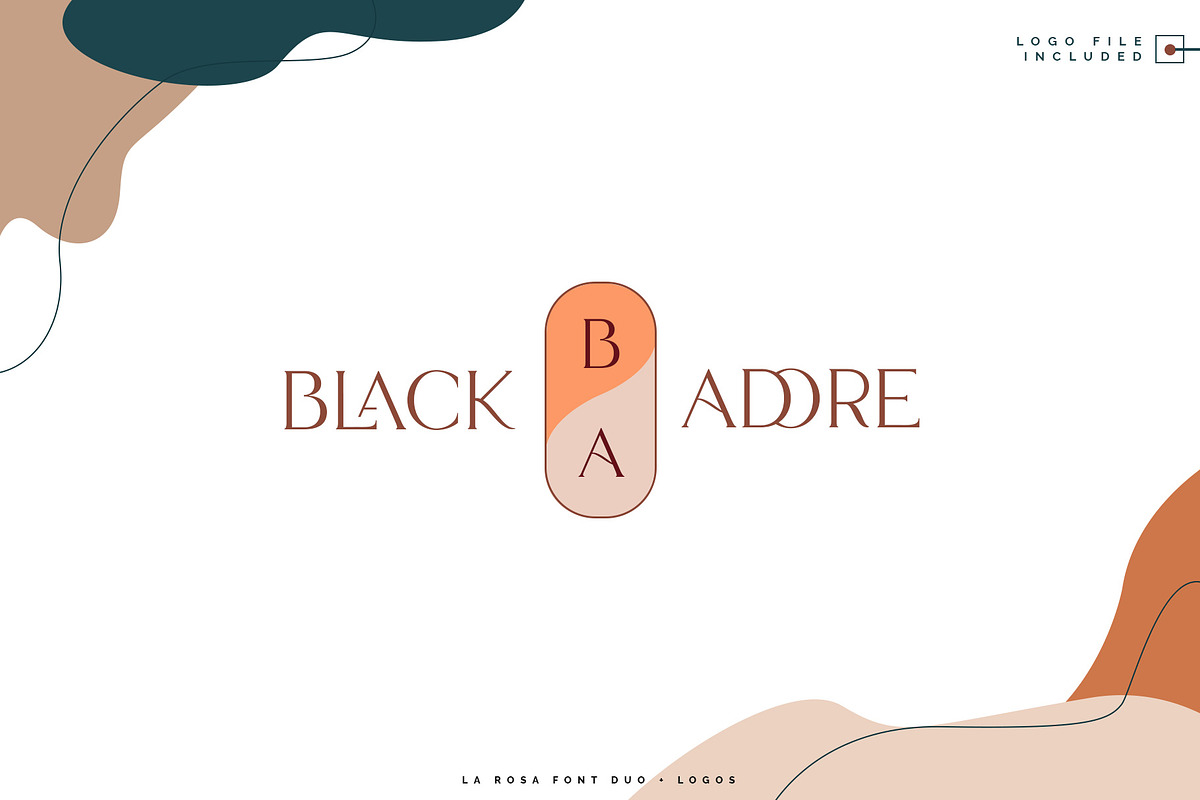 La Rosa Font Duo//Chic Logos, a Serif Font by SNIPESCIENTIST (Photo 20 of 34)