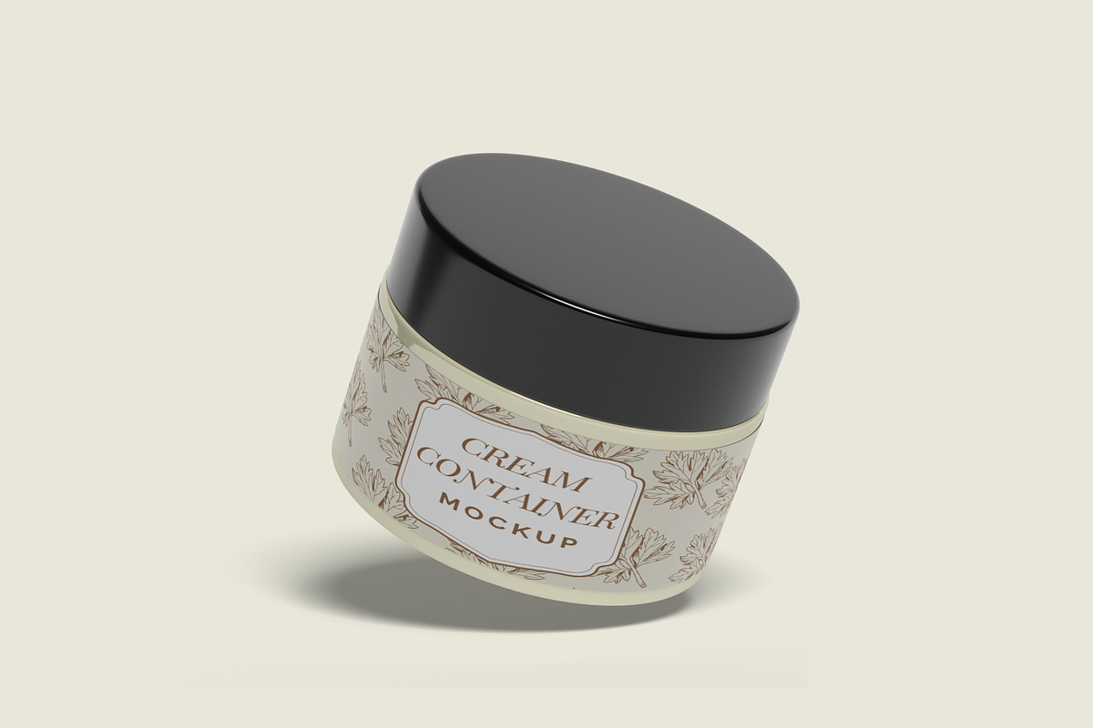 Cream Container Mockup, a Packaging Mockup by ulfatunnazira (Photo 8 of 9)