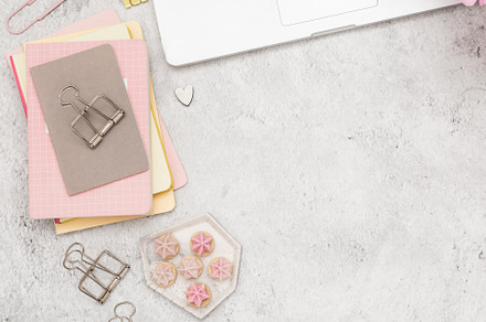 Pink & Grey, Styled Stock Photograph, a Business Photo by With Love Monique