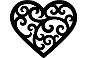 Heart Icons Silhouette, an Object Graphic by Creativeshirt (Thumbnail 7 of 17)