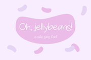 Oh Jellybeans Sans Font, a Handwritten Font by Beck McCormick (Thumbnail 1 of 10)