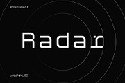 Radar Monospace Font, a Font by Logy (Thumbnail 6 of 6)