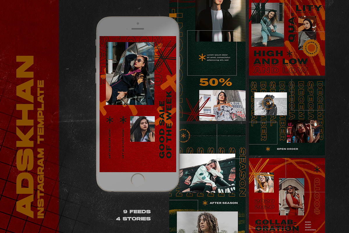Bundle Streetwear Instagram Template, a Social Media Template by Azruca (Photo 7 of 26)