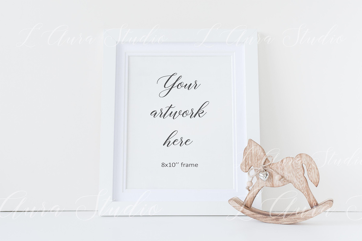 Nursery frame mockup - 8x10'', a Print Template by L'Aura Studio