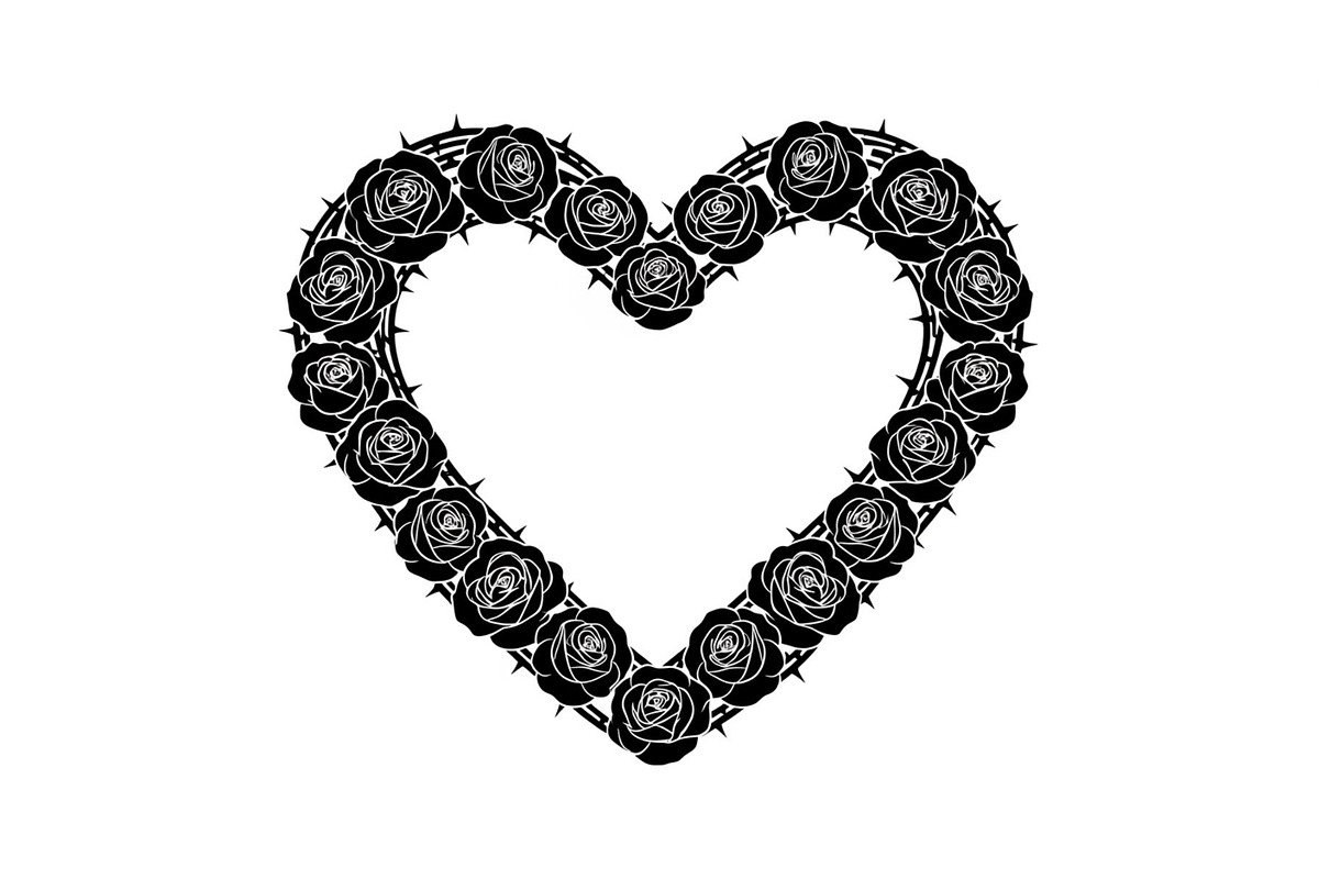 Floral Heart Wreath SVG Bundle, an Illustration by Gaye Art (Photo 31 of 31)