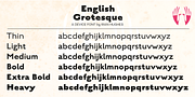 English Grotesque, a Sans Serif Font by Device (Thumbnail 4 of 7)