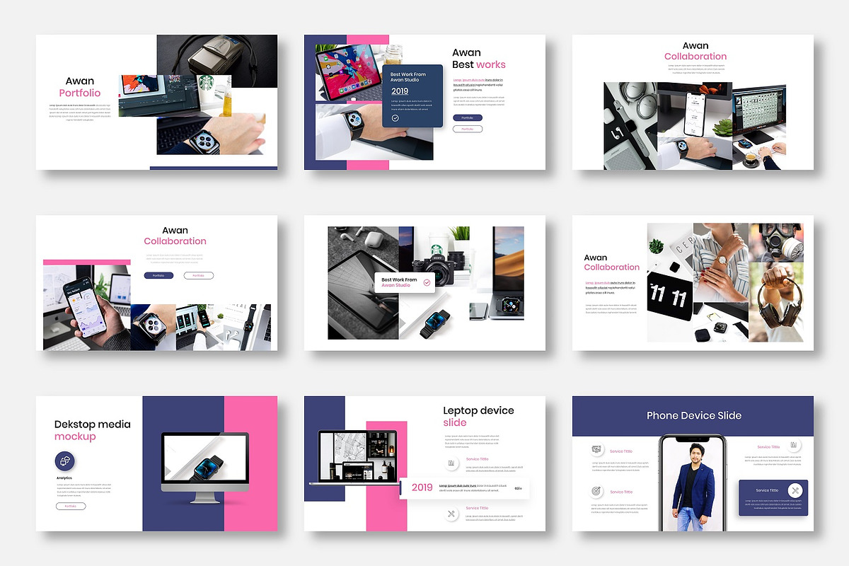 Awan – Business Keynote Template, a Presentation Template by Dens Creative Studio (Photo 4 of 6)