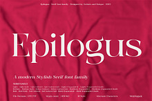 Epilogus - Serif font family