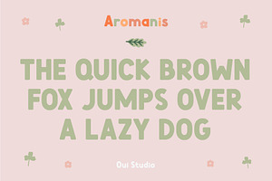 Aromanis Sweet Font Bonus