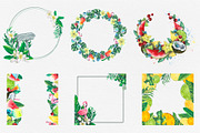 Tropical Bar Frames & Templates Set, an Illustration by NATASHA CHU (Thumbnail 10 of 11)