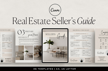 Real Estate Seller Guide Canva, a Marketing Template by HelloKarla