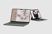 Macbook Pro & Tablet Mockup, a Wearable Device Mockup by mahhyud (Thumbnail 9 of 9)
