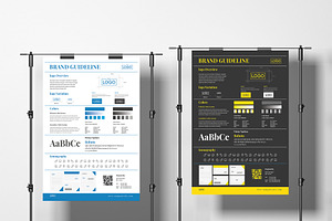 A3 Brand Guideline poster