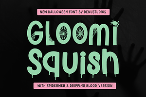 Gloomi Squish | New Halloween Font