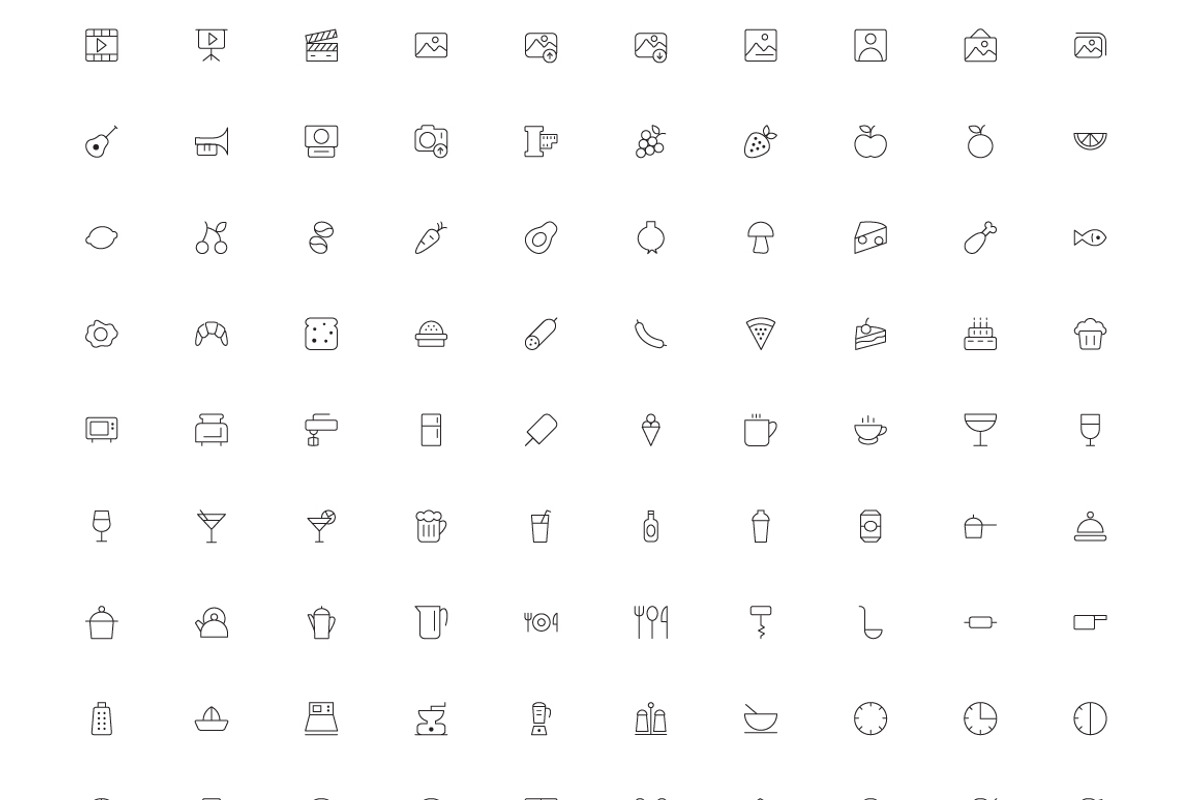 User Interface Outline Vector Icons, an Outline Icon by Creative Stall (Photo 3 of 5)