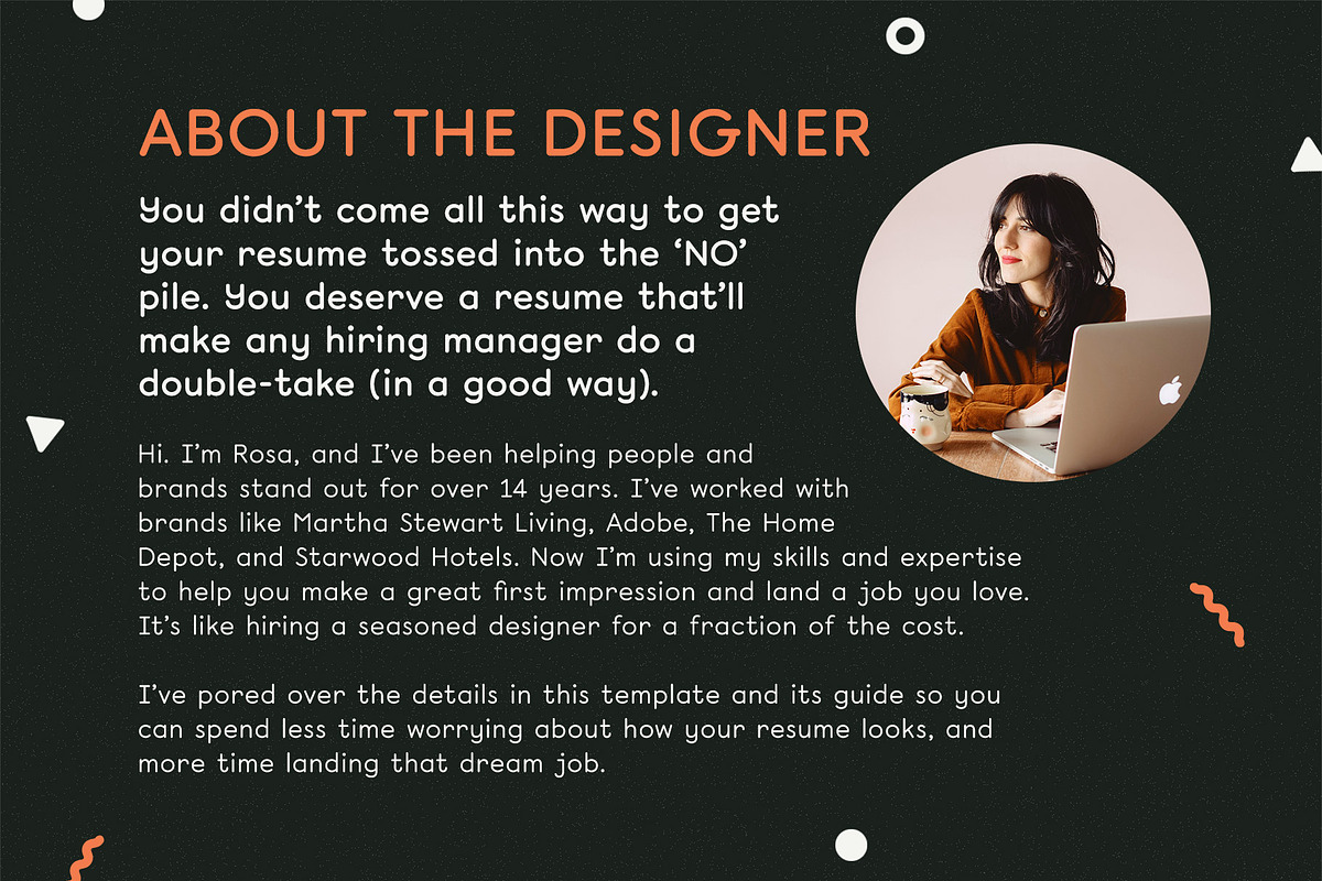 2 Page Resume Template / CV Template, a Resume Template by More Profesh (Photo 6 of 9)