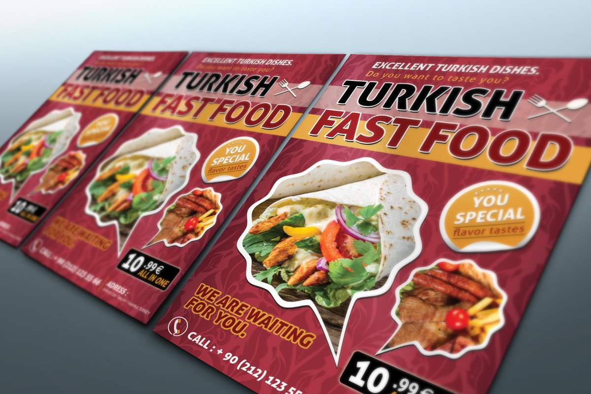 Turkish Food Flyer, a Flyer Template by fatihakdemir (Photo 5 of 5)