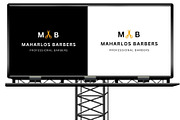Barber Shop Brand Logo Template, a Branding & Logo Template by Mishek Munene (Thumbnail 8 of 9)