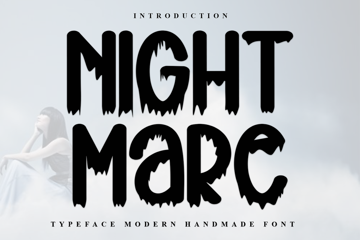 Night Mare, a Sans Serif Font by FreshTypeINK (Photo 1 of 8)