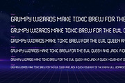 Upper Clock Digital 4 All-cap Font, a Handwritten Font by Casloop Studio (Thumbnail 5 of 8)