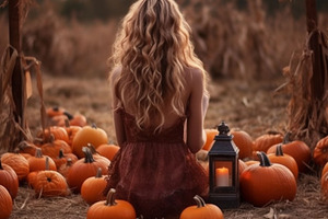 11 Halloween Fields Backdrops