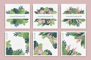 Jungle Story-Tropical Elements Set