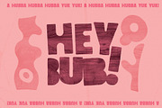 Bubbbo - Fun and chunky font, a Sans Serif Font by Drawwwn (Thumbnail 8 of 9)